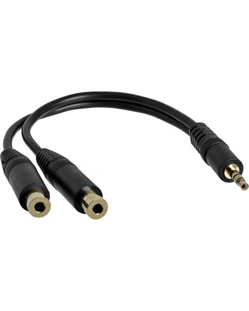 STARTECHCOM Cable mini jack 3 5mm startech 0 15m - macho - hembra - negro