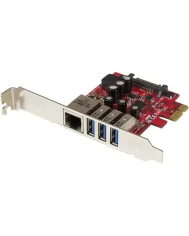 STARTECHCOM Tarjeta de red startech pexusb3s3ge 1x rj45 3x usb 3 0
