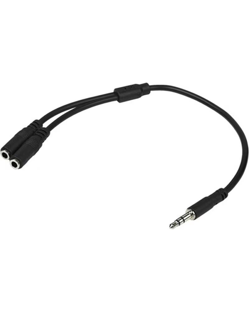 STARTECHCOM Cable jack 3 5mm startech 0 20m - macho - hembra - negro