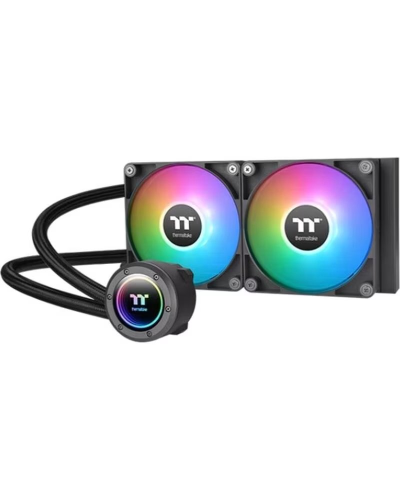 THERMALTAKE Kit refrigeracion liquida cpu th240 v2 argb 2x 120mm negro