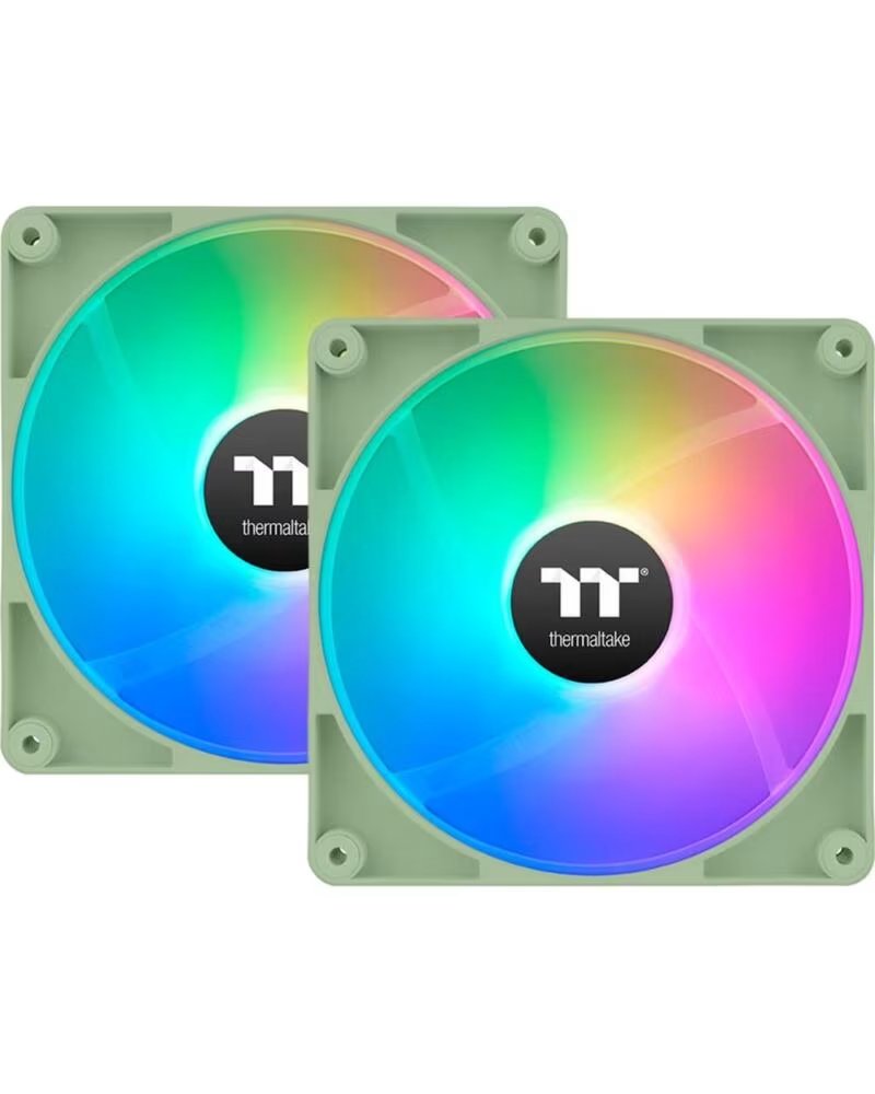 THERMALTAKE Ventilador caja ct120 argb 2x 120mm verde