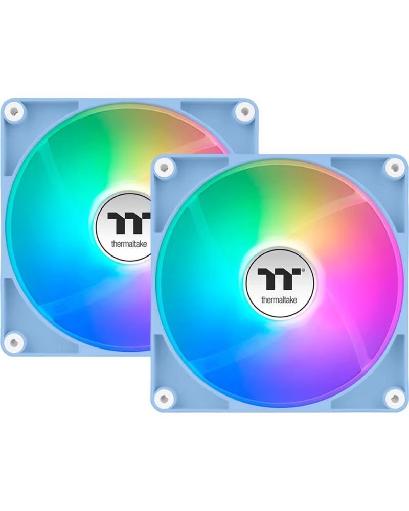 THERMALTAKE Ventilador caja inverso ct120 argb 2x 120mm azul hydrangea