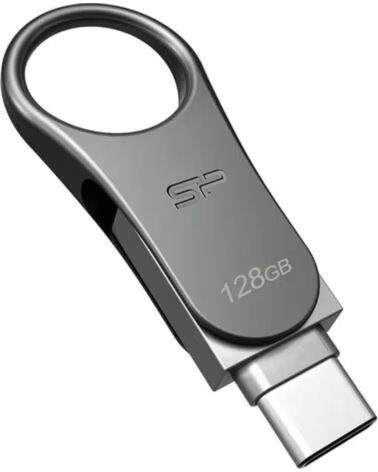 SILICON POWER Memoria usb 3 2 - usb tipo c c80 128gb dual metalico