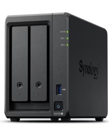 SYNOLOGY Servidor nas disk station ds725 4gb 2 bahias gigabit ethernet