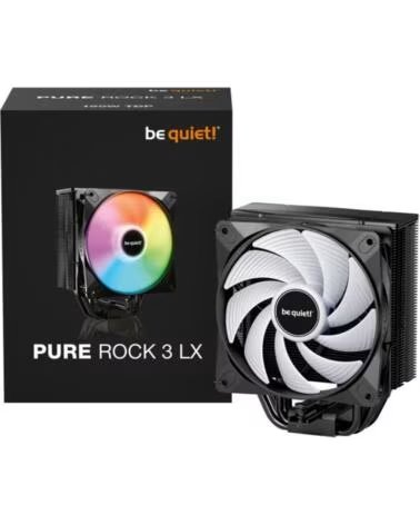 BE QUIET Ventilador disipador cpu bequiet pure rock 3 lx 120mm negro