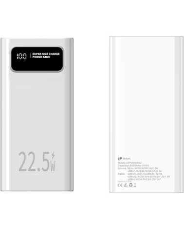 LEOTEC DIGITAL LIFESTYLE Powerbank leotec 30000mah blanco