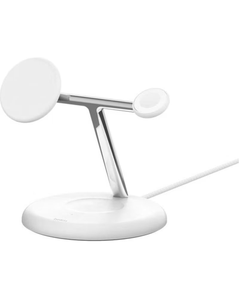 BELKIN Base de carga inalambrica wiz023vfwh 3 en 1 blanco