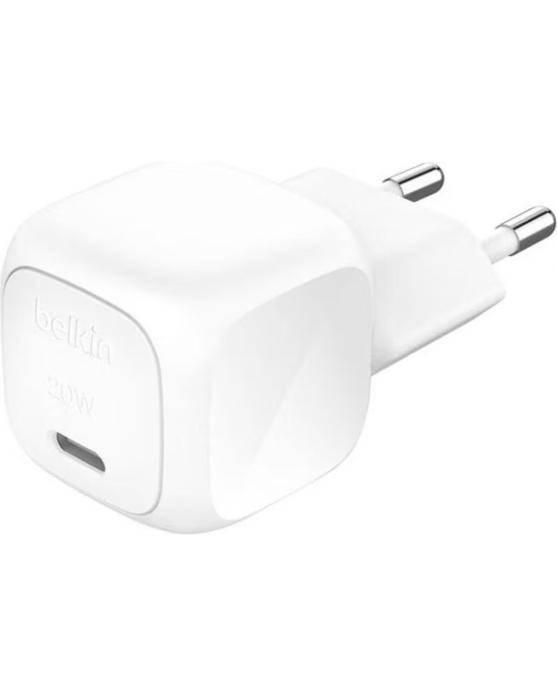 BELKIN Cargador de pared wca009kqwh 20w usb tipo c blanco