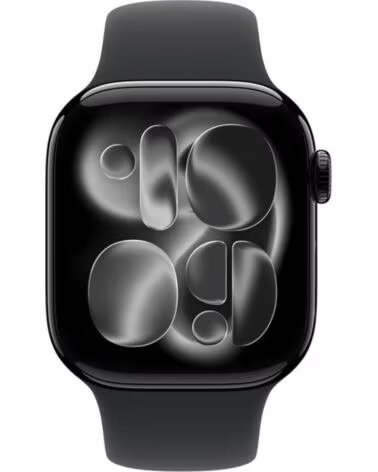 APPLE Smartwatch watch s11 gps cellular 42mm jet black aluminium case black sport band - s - m