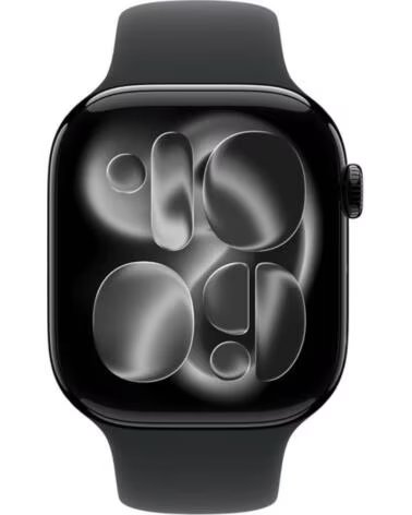 APPLE Smartwatch watch s11 gps cellular 46mm jet black aluminium case black sport band - m - l