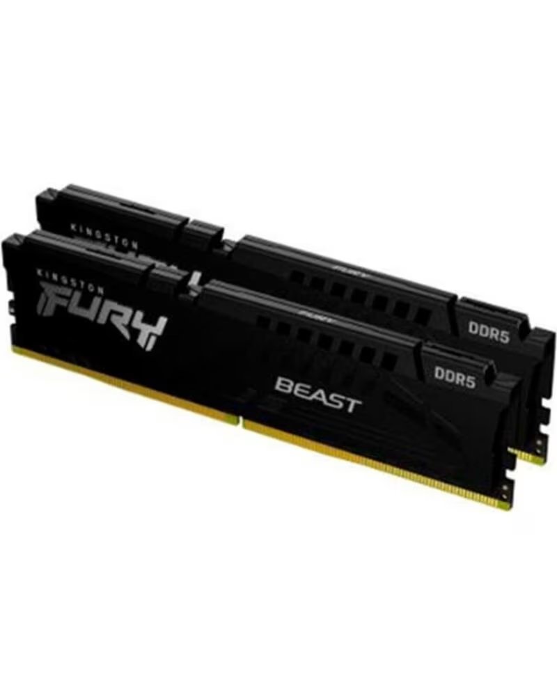 KINGSTON Memoria ram ddr5 32gb 2 x 16gb - 6000 mhz - pc5 - 48000 - fury beast - cl36 - 1 35v