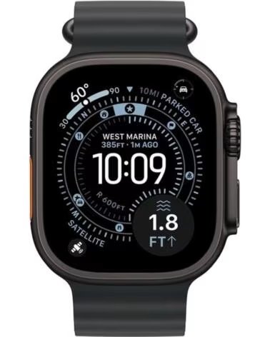 APPLE Smartwatch watch ultra 3 gps cellular 49mm black titanium case black ocean band