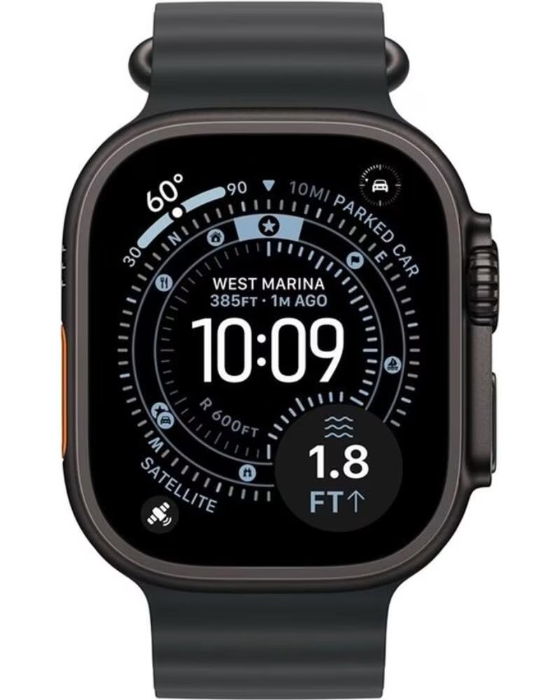 APPLE Smartwatch watch ultra 3 gps cellular 49mm black titanium case black ocean band