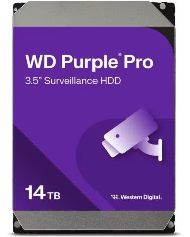 WESTERN DIGITAL WD Disco duro interno hdd wd western digital purple pro wd142purp 14tb 3,5 pulgadas sata 6gb - s