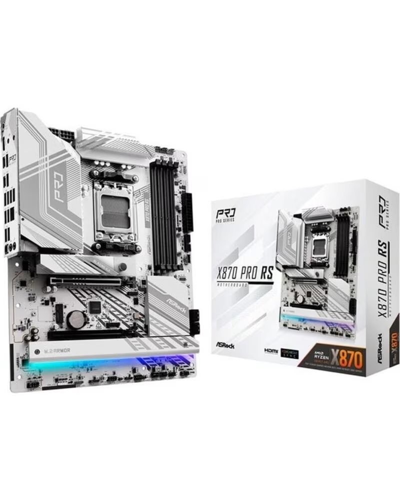 ASROCK Placa base x870 pro rs eatx - 4xddr5 - 4xsata3