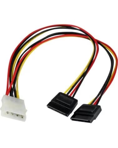 STARTECHCOM Cable lp4 a 2x sata startech macho - hembra