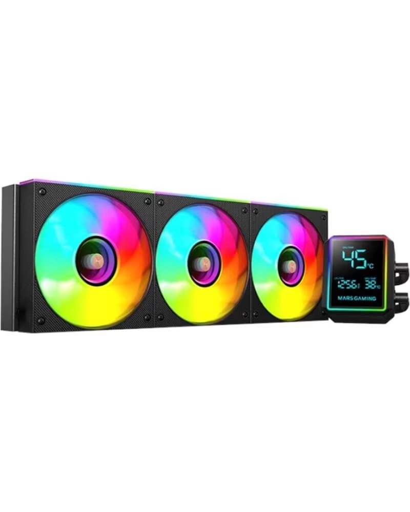 MARS GAMING Kit refrigeracion liquida mllcdpro360 aio argb 3x 120mm negra