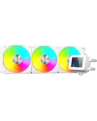 MARS GAMING Kit refrigeracion liquida mlvision360w argb 3x 120mm blanco