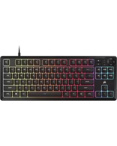 CORSAIR Teclado gaming k55 core tkl rgb negro