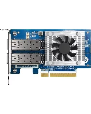 QNAP Tarjeta red qxg - 25g2sf - cx6 2x sfp28 pci express 4 0