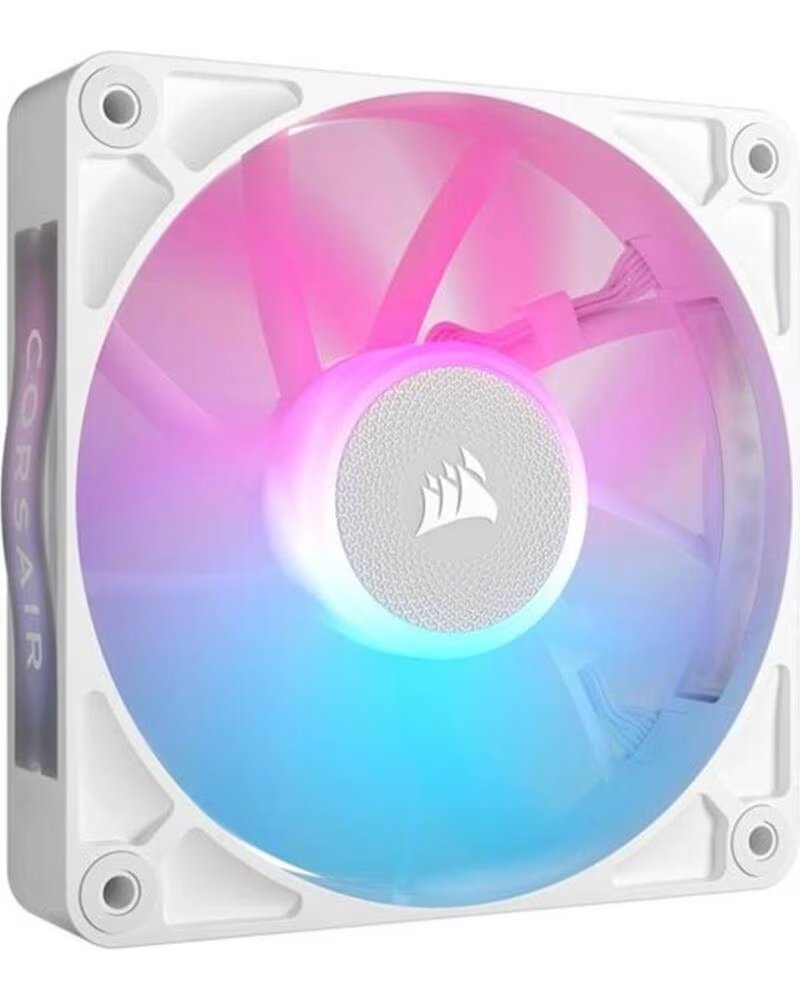 CORSAIR Ventilador caja rx120 icue link rgb 120mm white