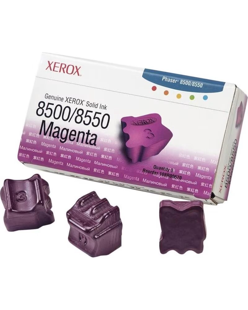 XEROX Tinta solida tektronix phaser 8500 - 8550 magenta 3 unidades