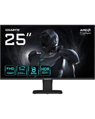 GIGABYTE Monitor gaming gs25f2 25 pulgadas fhd 200hz