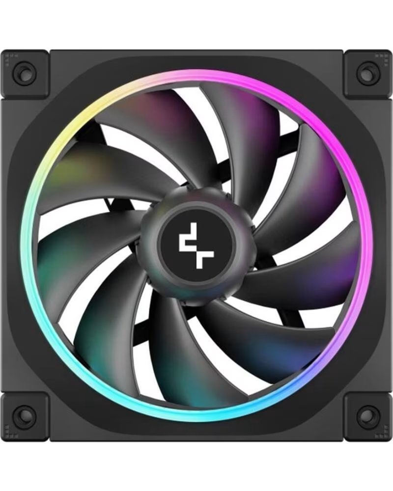 DEEPCOOL Ventilador caja fl12 argb 120mm negro