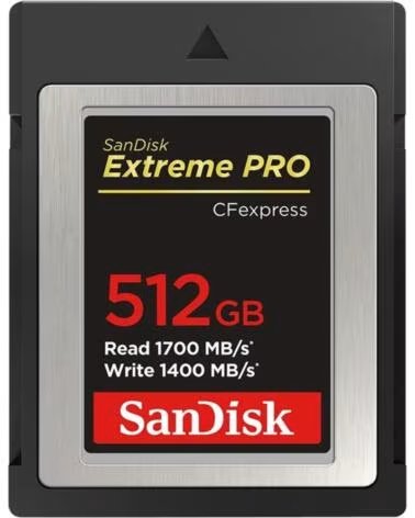 SANDISK Tarjeta memoria flash extreme pro cfexpress 512gb