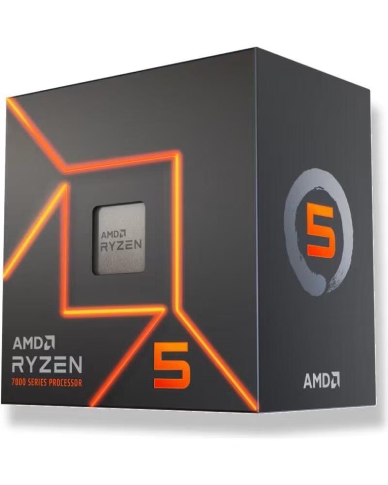 AMD Procesador ryzen 5 7400 6 core 3 3ghz am5 box
