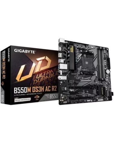 GIGABYTE Placa base b550m ds3h ac r2 am4 matx 4xddr4