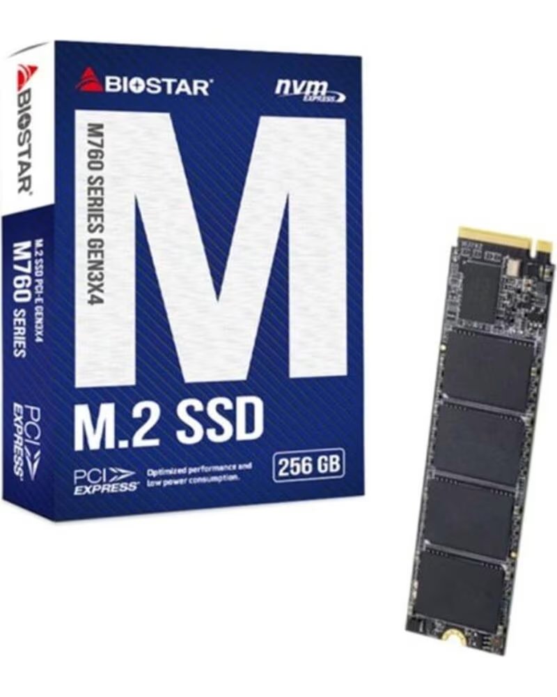 BIOSTAR Disco duro interno ssd m760 256gb m 2 pci express 4 0
