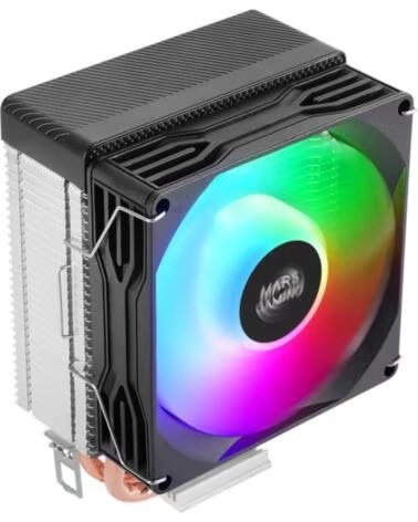 MARS GAMING Ventilador disipador cpu mcpux2 frgb 90mm negro