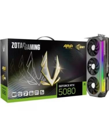 ZOTAC Tarjeta grafica rtx 5080 amp extreme 16gb gddr7 256 bits