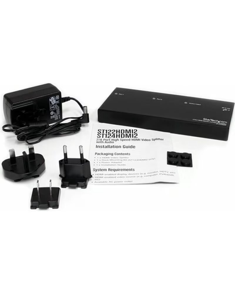 STARTECHCOM Multiplicador hdmi startech 2 puertos amplificador