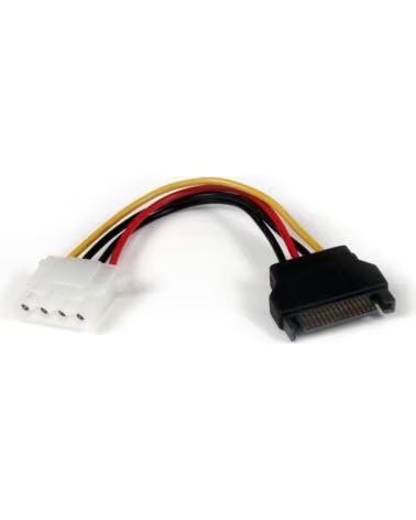 STARTECHCOM Adaptador molex lp4 a sata startech 0 15m - hembra - macho