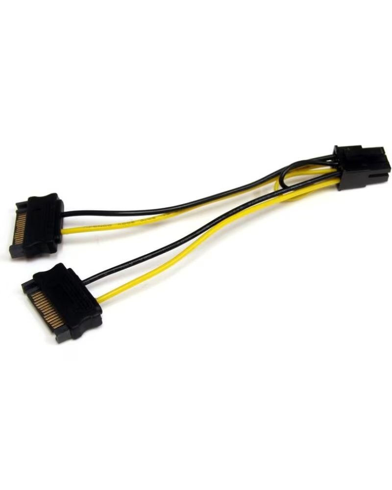 STARTECHCOM Cable 2x sata a pci express 6 pines startech 0 152m