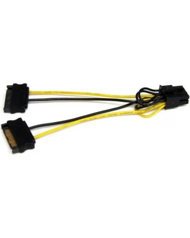 STARTECHCOM Cable 2x sata a pci express 8 pines startech 0 15m