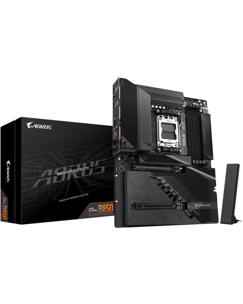 GIGABYTE Placa base b850 aorus stealth atx am5 - 4x ddr5 - 2x sata3