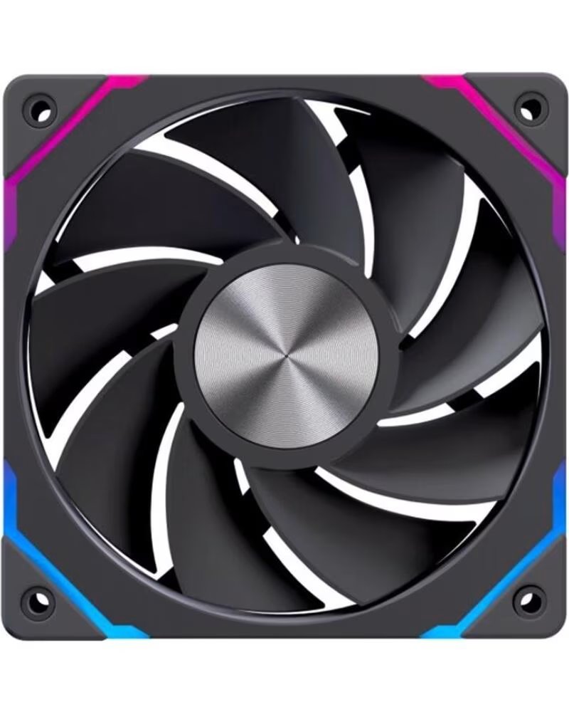 EINAREX Ventilador caja ex12ci argb 120mm negro invertido