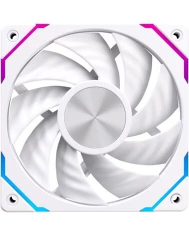 EINAREX Ventilador caja ex12c argb 120mm blanco