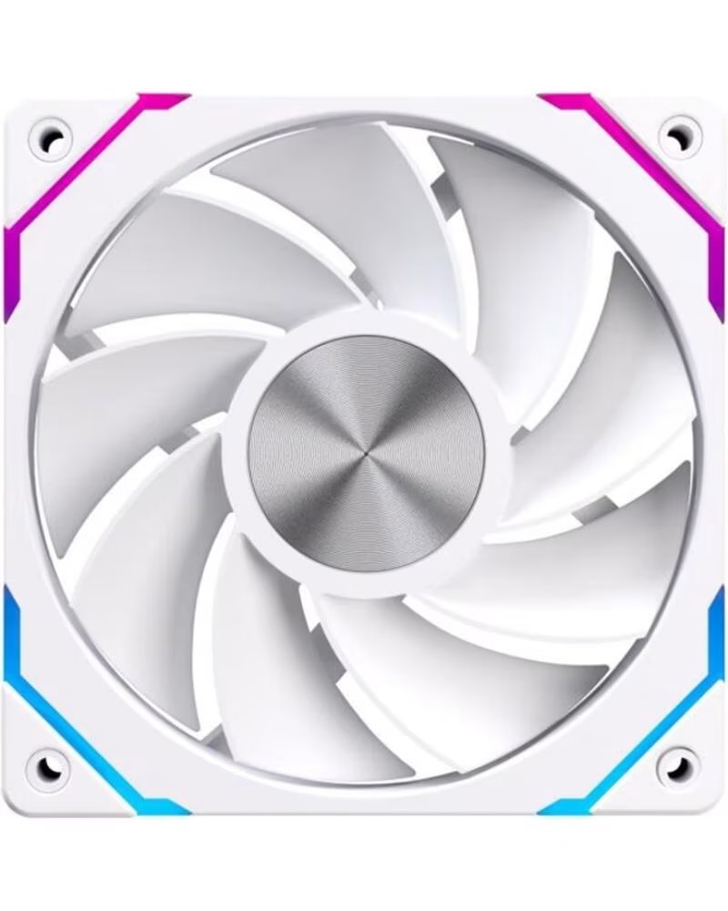 EINAREX Ventilador caja ex12ci argb 120mm blanco invertido
