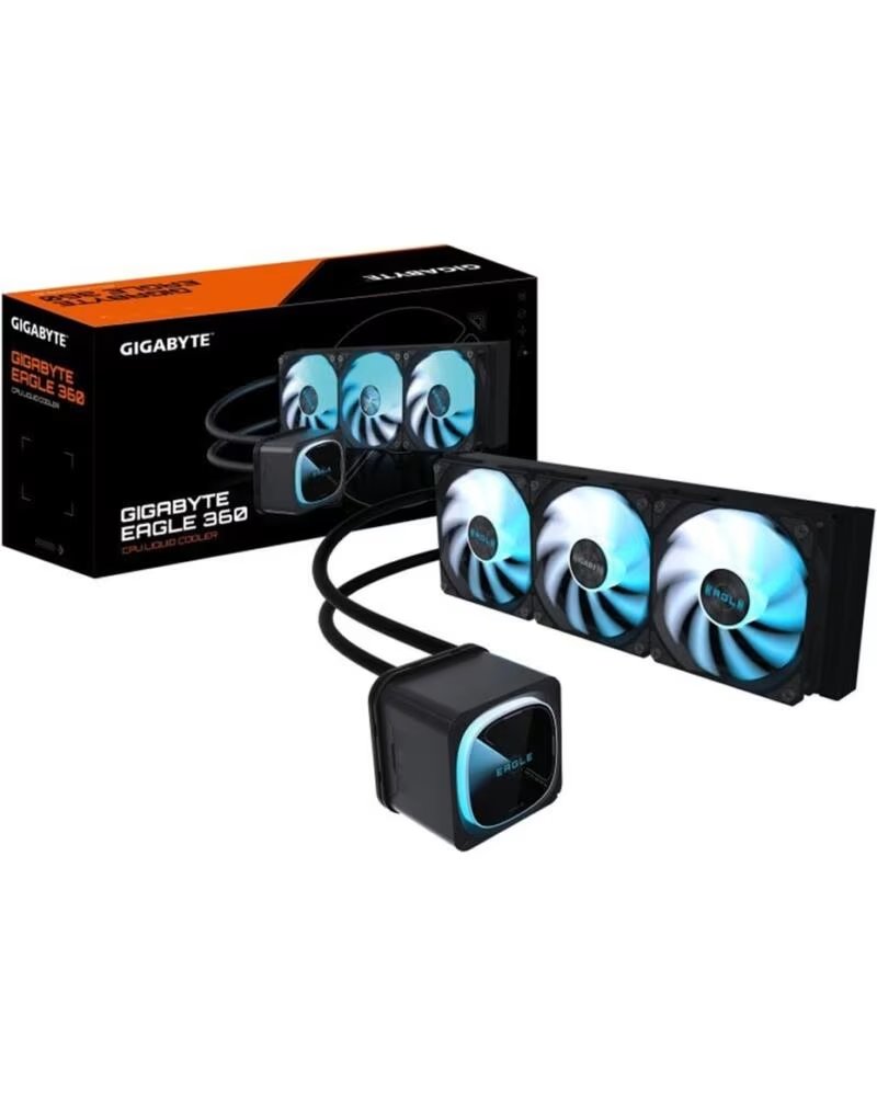 GIGABYTE Kit refrigeracion liquida eagle 360 black argb 3x 120mm