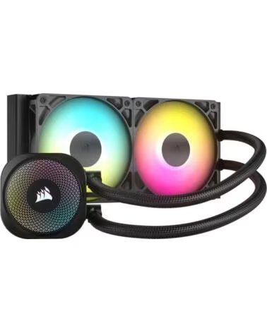 CORSAIR Kit refrigeracion liquida nautilus 240 argb 2x 120mm negro