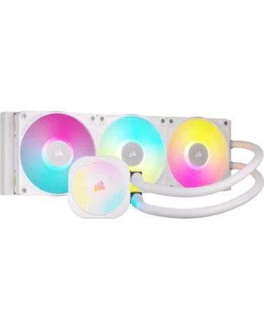 CORSAIR Kit refrigeracion liquida titan 360 rx rgb icue link 3x 120mm blanco