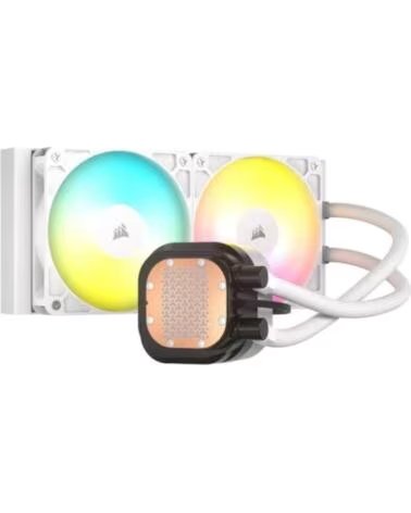 CORSAIR Kit refrigeracion liquida nautilus 240 argb 2x 120mm blanco