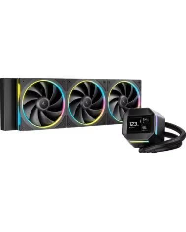 DEEPCOOL Kit refrigeracion liquida lm360 led rgb 3x 120mm negro