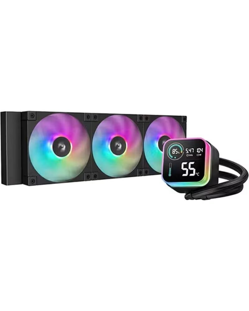 DEEPCOOL Kit refrigeracion liquida lq360 ultra argb 3x 120mm negro