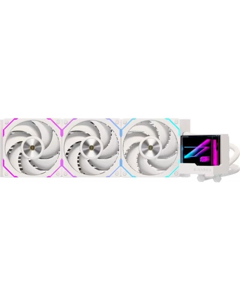 EINAREX Kit refrigeracion liquida vertex 360 rgb 3x 120mm blanco
