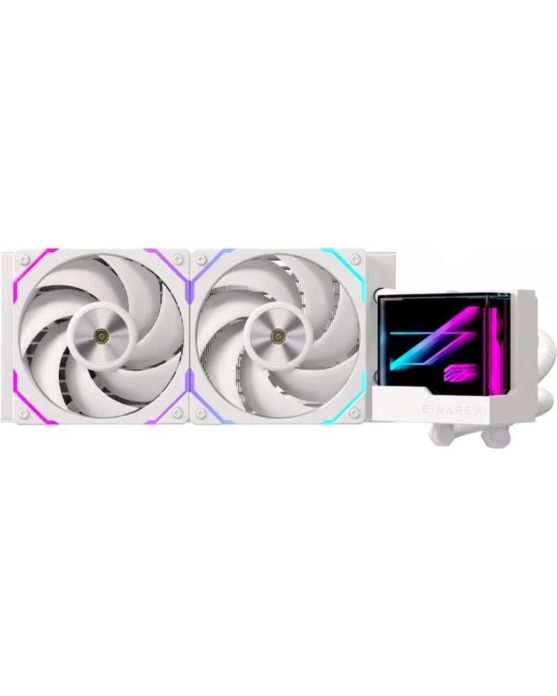EINAREX Kit refrigeracion liquida vertex 240 rgb 2x 120mm blanco